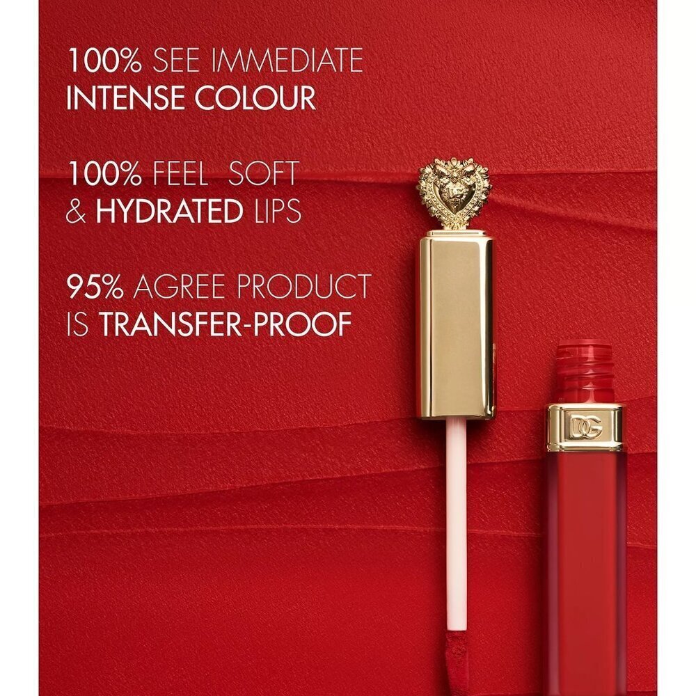 DOLCE GABBANA Everkiss Devotion Liquid Lipstick Mousse with Box - Picture 6 of 15